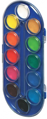 Acuarele Locomotif 12 culori Herlitz